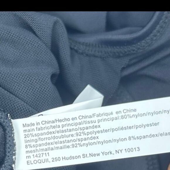 NWT Eloquii Glamour Sexy One Piece Swimsuit Black Ruffle Flutter Resort Pool 18 - Picture 7 of 7